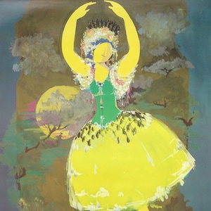 1988 Wiinblad Royal Danish Ballet - Póster vintage original