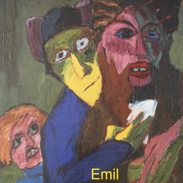 1995 Emil Nolde Kunstforum Austria - Poster vintage original