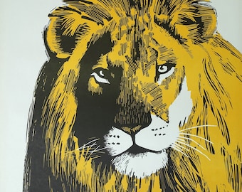 1979 Tierpark Berlin (Lion) - Original Vintage Poster
