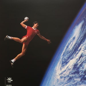 Juegos Olímpicos de Verano de 1992 Balonmano - Póster Vintage Original