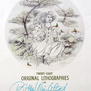 1981 Wiinblad Exhibition Japan - Original Vintage Poster