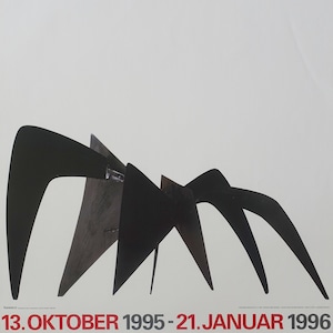 1995 Calder Exhibition Poster Louisiana - Original Vintage Poster