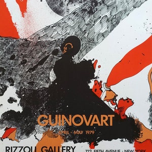 1979 Guinovart Rizzoli Gallery New York Ausstellungsposter - Original Vintage Poster