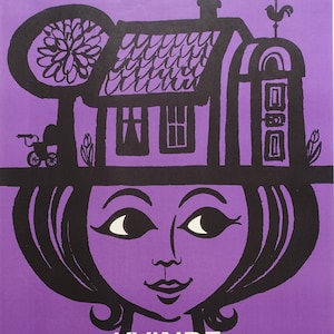 1960s Woman & Home Forum Copenhagen Exhibition - Poster vintage originale