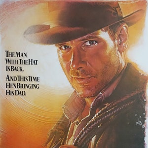 Poster del film Indiana Jones e l'ultima crociata del 1989 - Poster vintage originale