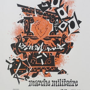 1971 Anti-war poster by Arne Ungermann - Original Vintage Poster