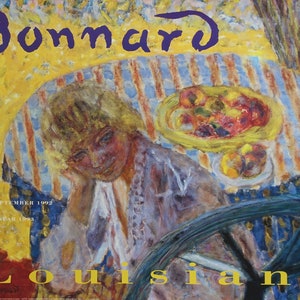 1993 Bonnard Exhibition Poster on Louisiana - Original Vintage Poster