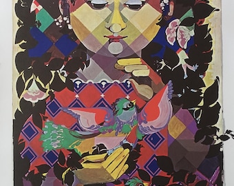 1970s Wiinblad Tapestry Layout - Original Vintage Poster