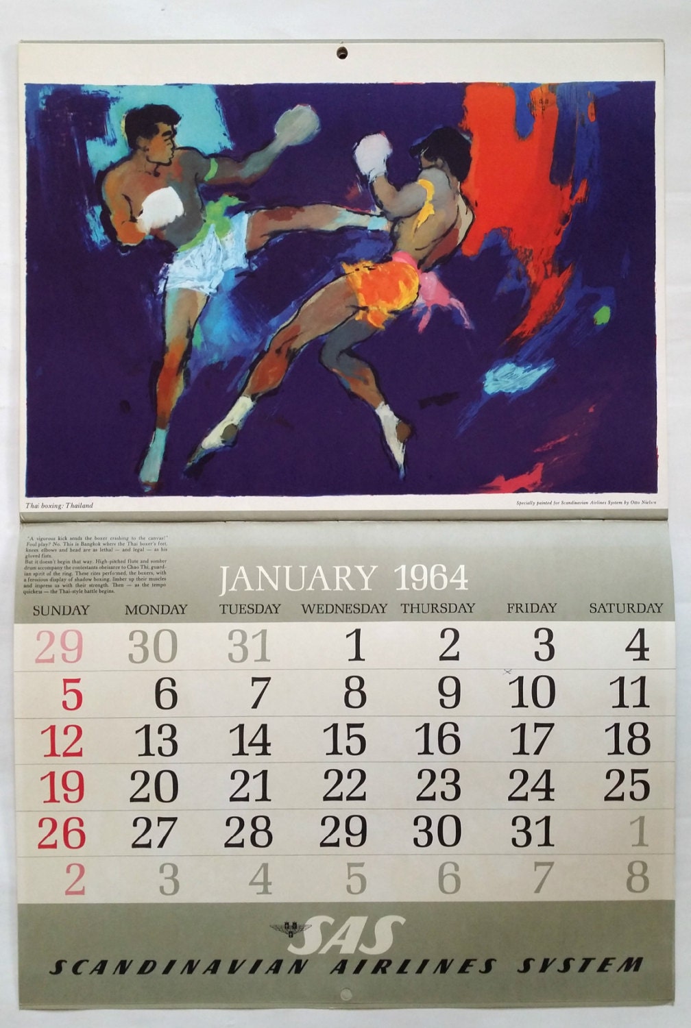 1964 calendar