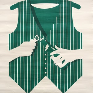 1985 Tuborg Beer Advertentie (Barman) - Originele Vintage Poster