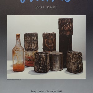 1991 Christo Spanish Exhibition Poster - Original Vintage Poster