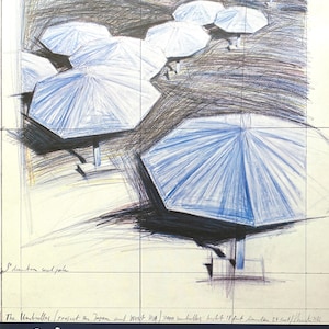 Cartel de la Exposición Española Christo 1986 - Póster Vintage Original