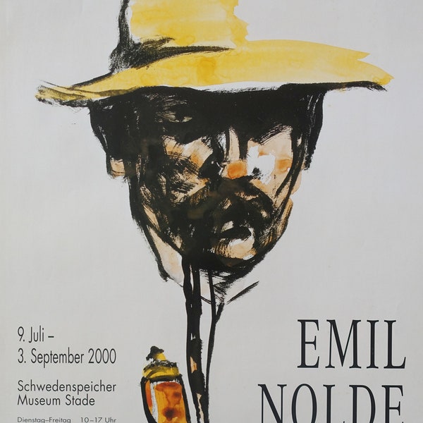 2000 Emil Nolde Graphics Schwedenspeicher - Poster vintage original