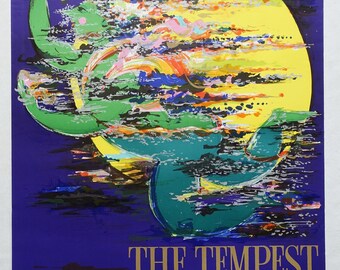 1965 Wiinblad the Tempest Dallas Theater Center - Original Vintage
