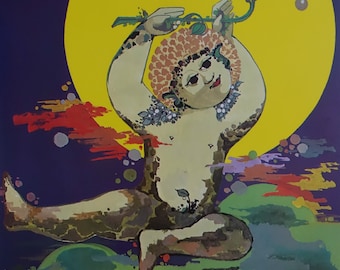 1982 Wiinblad A Midsummer Night's Dream - originele vintage poster
