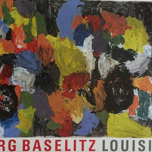 1993 Baselitz en el Museo de Arte Moderno de Luisiana II - Póster vintage original