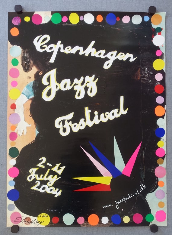 2004 Copenhagen Jazz Festival - Original Vintage Poster - Etsy