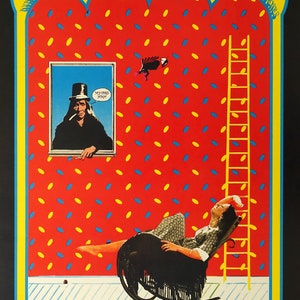 1968 Siegel Schwall & Mother Earth Concert Poster en el Avalon San Francisco - Cartel Vintage original