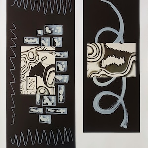 1988 Luis Gordillo Joan Prats Exhibition Poster - Original Vintage Poster