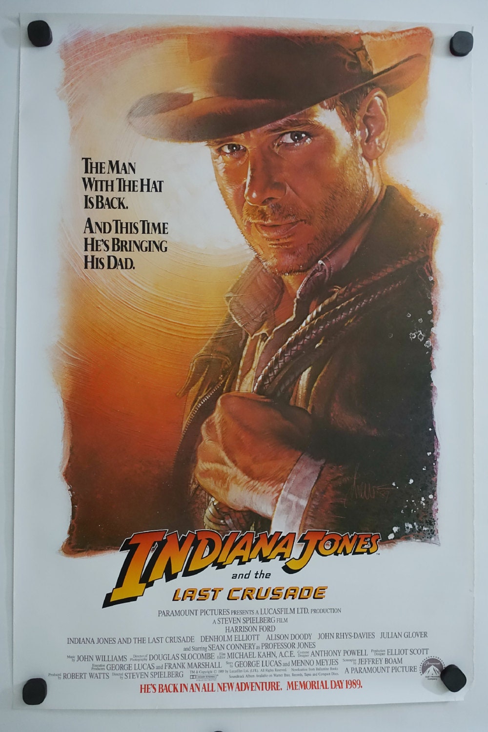 インディージョーンズ最後の聖戦　公開当時ポスター インディ・ジョーンズ 最後の聖戦のフォトギャラリー画像(10/10