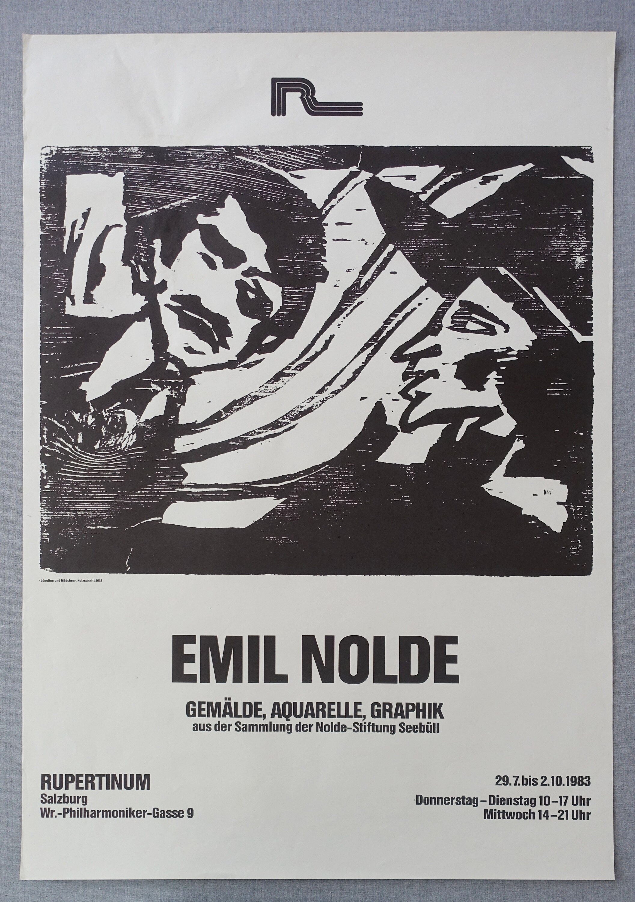 エミールノルデ　ビンテージポスター エミールノルデ ビンテージポスター Emil Nolde: Unpainted Pictures