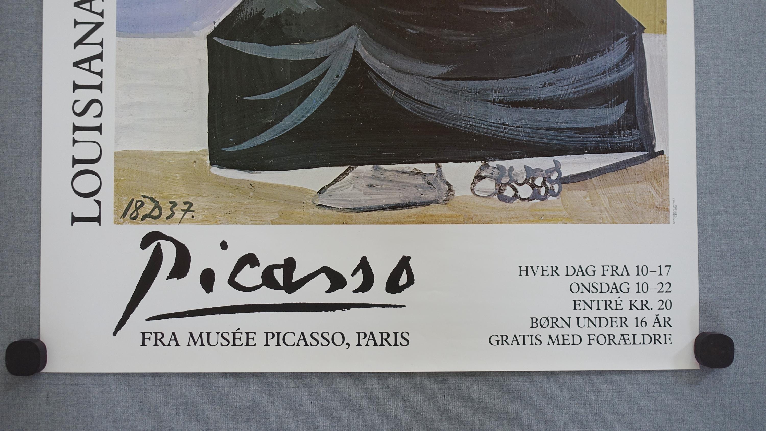 1981年ピカソ ルイジアナ展ポスター - オリジナルヴィンテージポスター