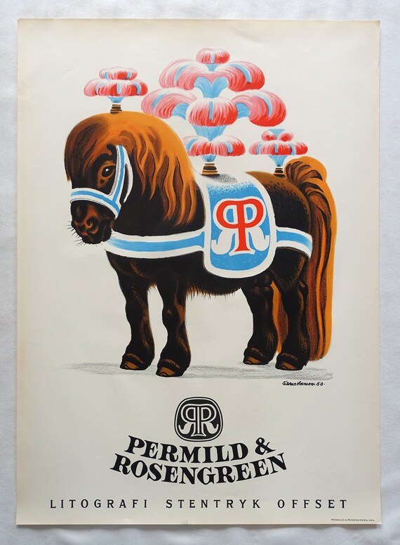 1950 年代のプリンター広告 Permild & Rosengreen by Sikker Hansen