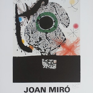 1982 Miro Exhibition Valencia - Original Vintage Poster