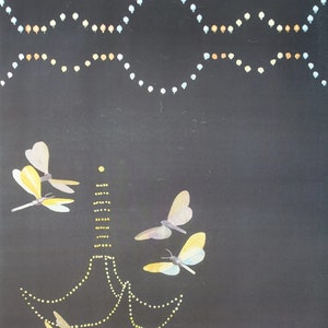 Jardines de Tivoli de 1983, de Bent Holstein (versión enorme): póster vintage original
