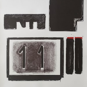 1991 Sergi Aguilar Exhibition Poster Barcelona - Original Vintage Poster