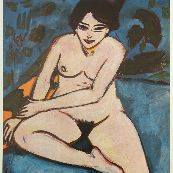 1985 Expressionismus im Louisiana Museum of Modern Art - Original Vintage Poster