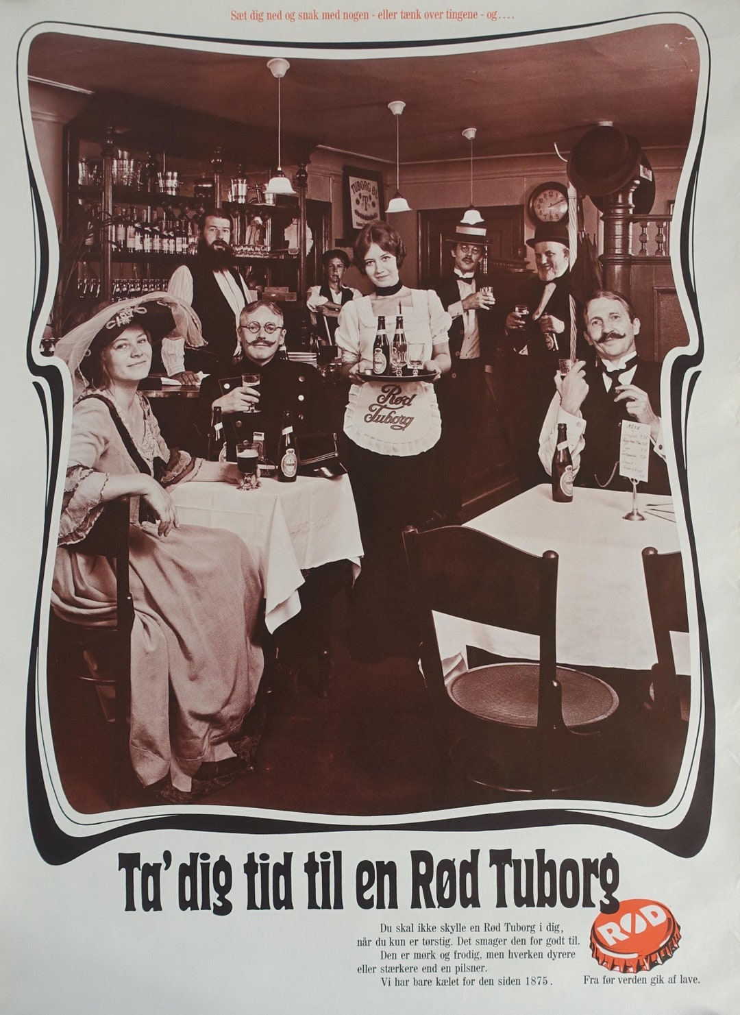 1973 Advertisement Rød III Original Vintage Poster Etsy