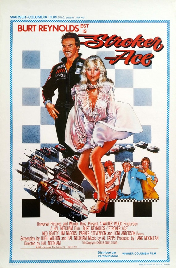 1983 Stroker Ace Movie Poster Original Vintage Poster Etsy