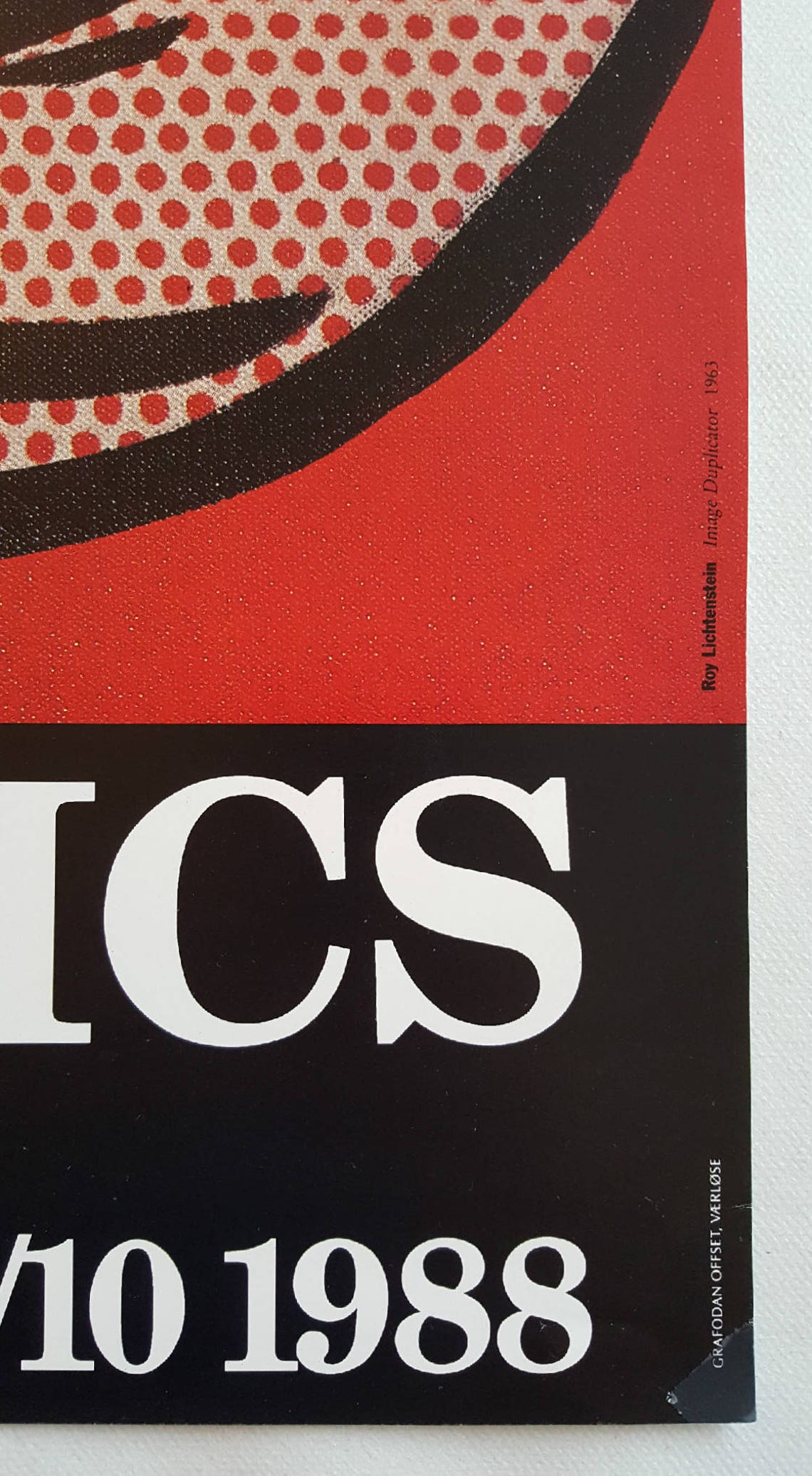 1988 Roy Lichtenstein Image Duplicator Louisiana