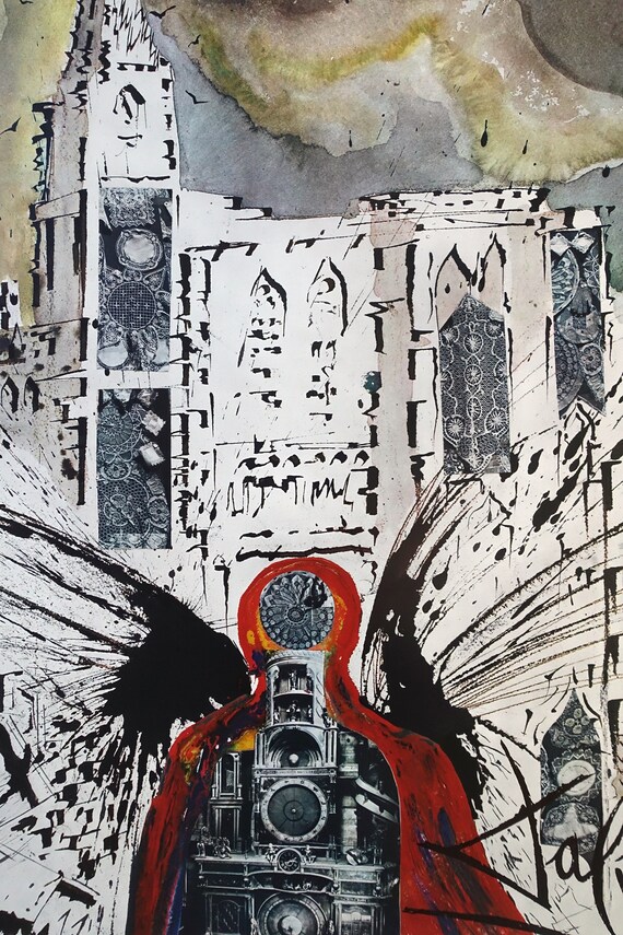 1970年 サルバドール・ダリ - フランス国鉄（SNCF）の広告（アルザス