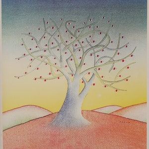 1973 Folon Galerie Charles Kriwin - Póster vintage original