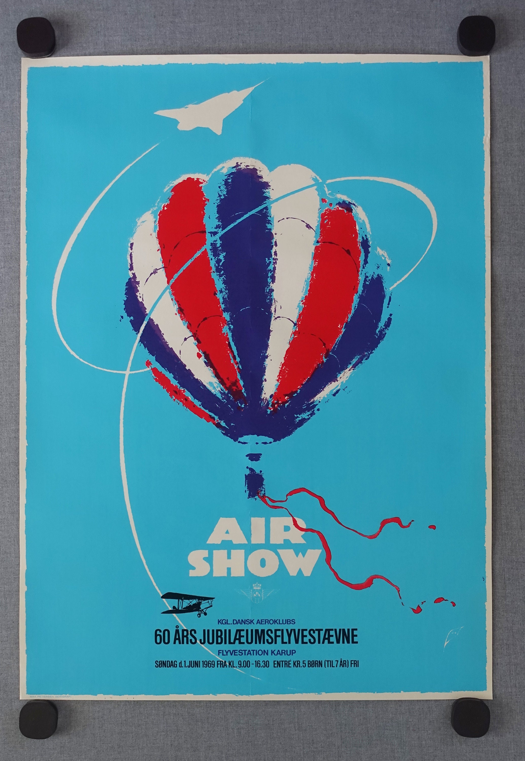1992年 製作 シメール ヴィンテージ スペースエイジ アート ポスター