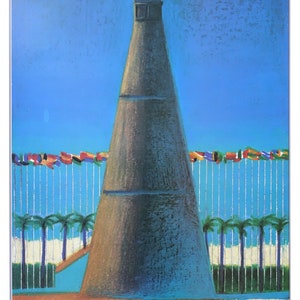 1992 Sevilla Expo by Lorenzo Mattotti - Original Vintage Poster