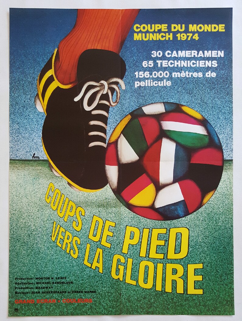 1975 World Cup Football/soccer Documentary Original Vintage Etsy