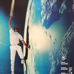 1992 Summer Olympic Games Basque pelota - Original Vintage Poster
