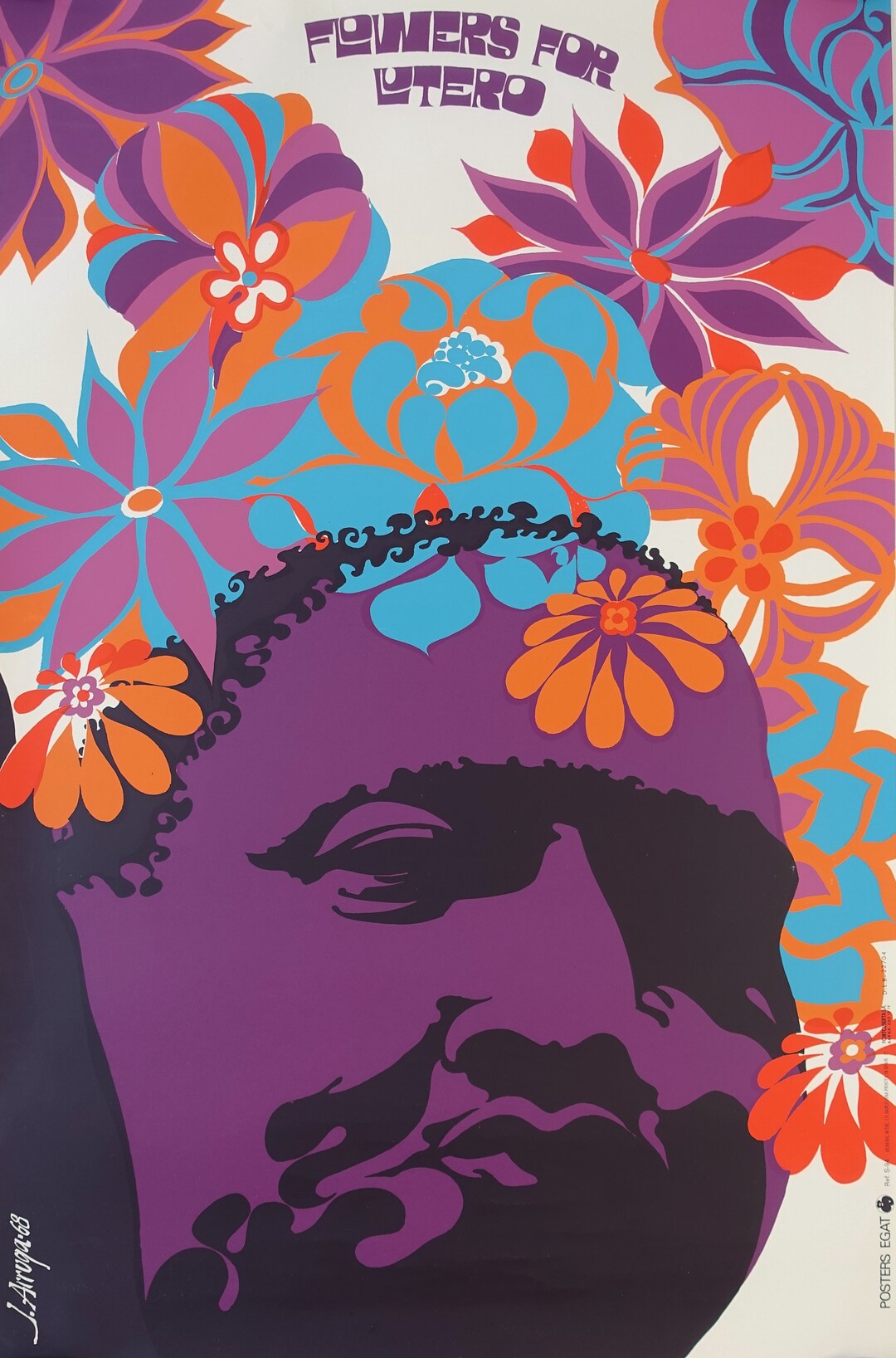 1968 Martin Luther King Pop Art by J. Arruga - Original Vintage Poster ...