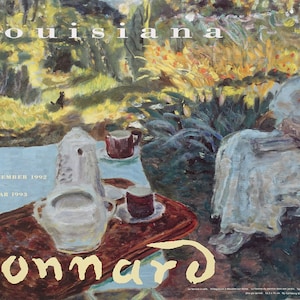 1992 Cartel de la exposición Bonnard Luisiana II - Cartel vintage original