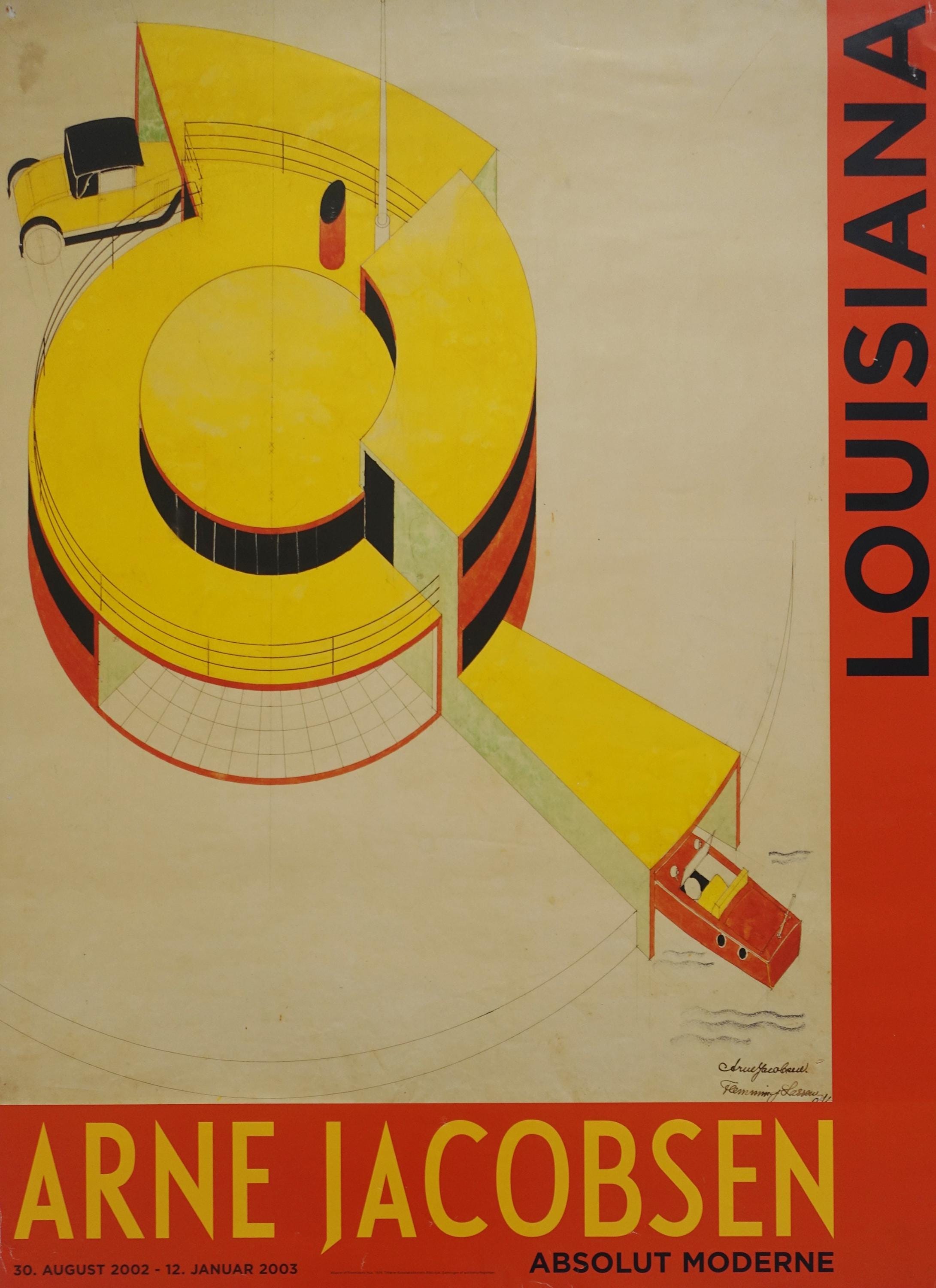 ARNE JACOBSEN アルネ•ヤコブセン ポスター デンマークを代表する建築家 Arne Jacobsen アルネ・ヤコブセン