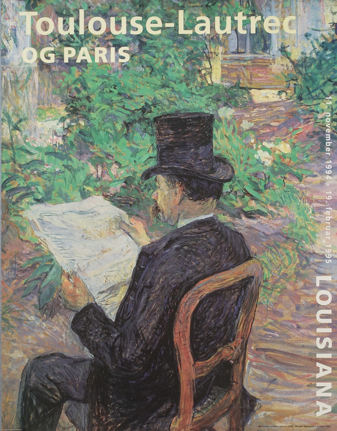 Original Poster Toulouse Lautrec Exhibition 1964 - Mourlot