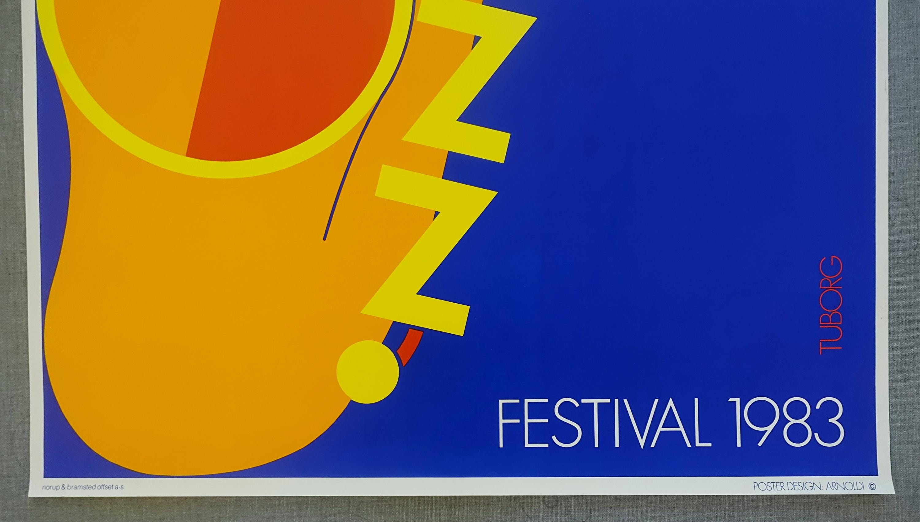 1983 Copenhagen Jazz Festival - Original Vintage Poster - Etsy