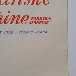 1950 Danish Butter Margarine Advertisement - Den Danske Margarine - Original Vintage Poster image 4