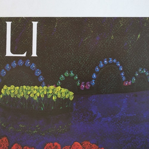 1991 Tivoli Gardens shops by Naja Salto - Original Vintage Poster