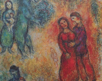Le GRAND CIRQUE-マルク・シャガール、ホームオフィスの装飾、NY 展示