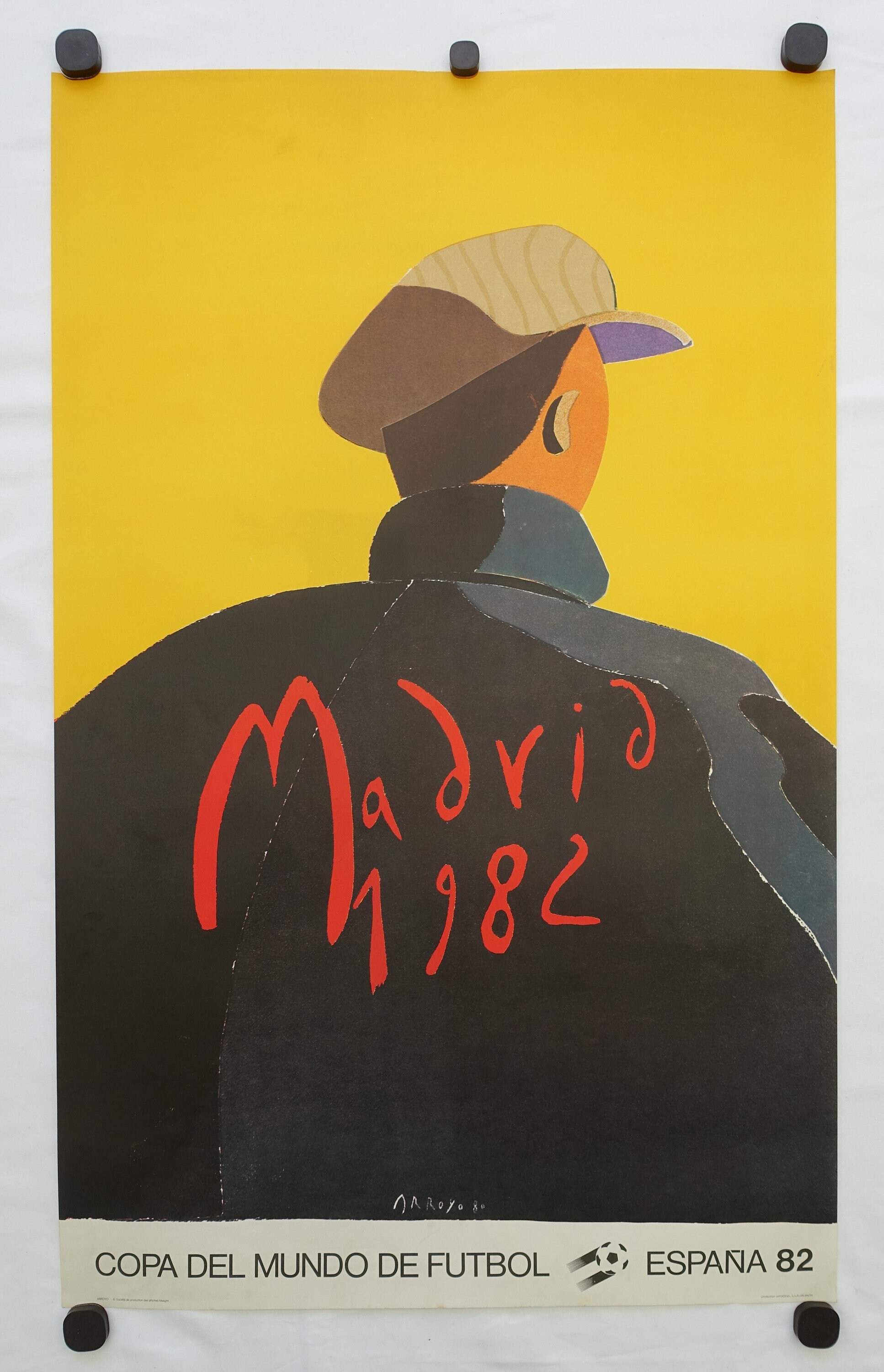1982 World Cup Spain madrid Original Vintage Poster - Etsy