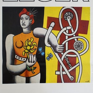 1971 Fernand Léger Exhibition at Grand Palais - Original Vintage Poster